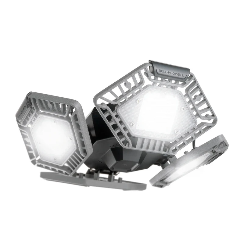 Bell+Howell - Plafonnier ultra-lumineux Quadburst 360 Shop Light Pro