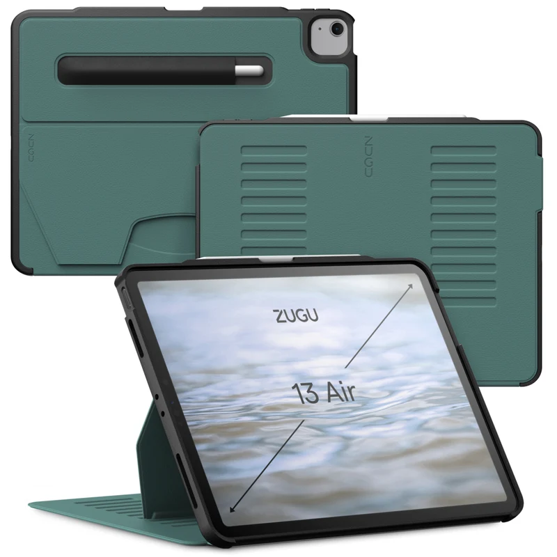 Zugu Case iPad Pro 12.9" (2018/2020) & iPad Air 13" (2024) - Pine Green