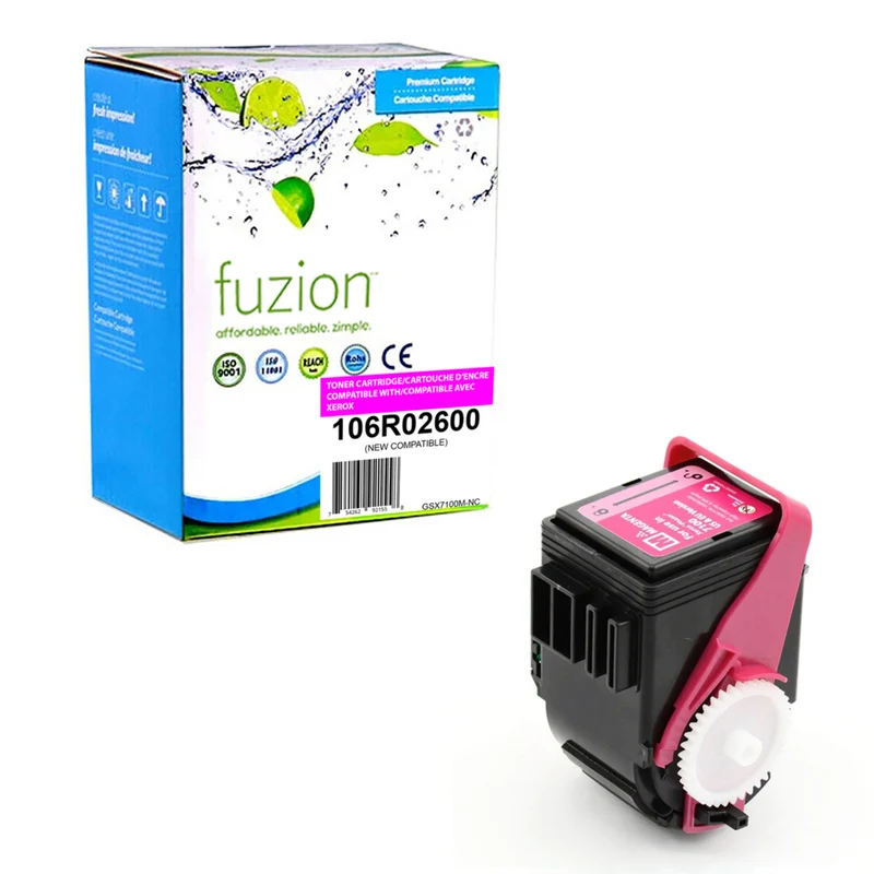 fuzion Xerox 106R02600 Compatible Toner - Standard Yield - Magenta