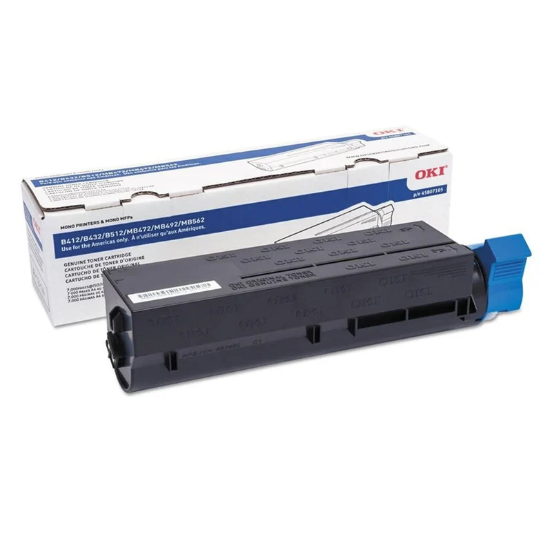 Okidata 45807105 B412/432 OEM Toner - Standard Yield - Black