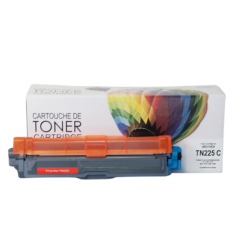 Balloon Brand TN225C Compatible Brother Printer Toner Cartridge - High Yield - Cyan