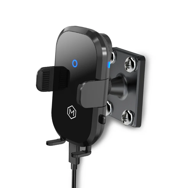 Mighty Mount Auto Scan Grip 15W Wireless Charger Cradle - Drill Base AMPS Mounting Plate