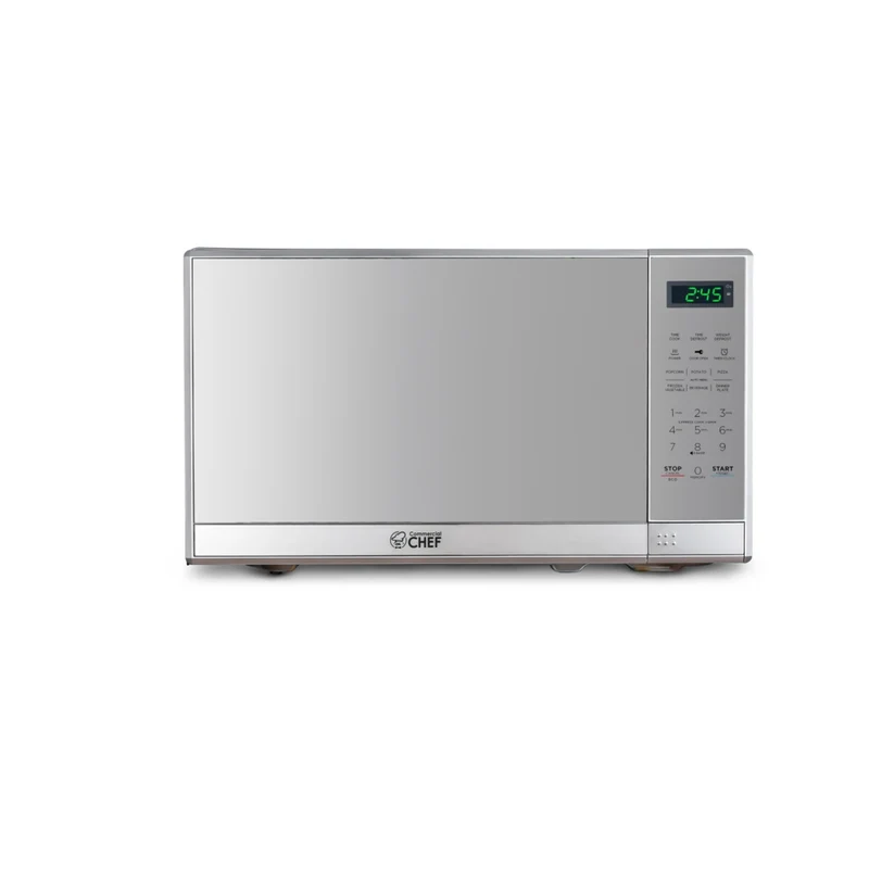 Commercial Chef - Four à micro-ondes de comptoir de 0,7 pi³ et 700 W - Acier inoxydable