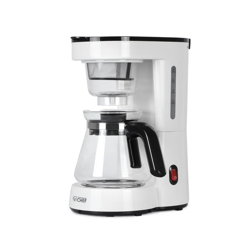 Commercial Chef 5-Cup Drip Coffee Maker with Pour Over Filter