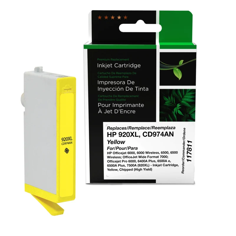 CIG CD974AN HP 920XL Remanufactured Inkjet Cartridge - High Yield - Yellow