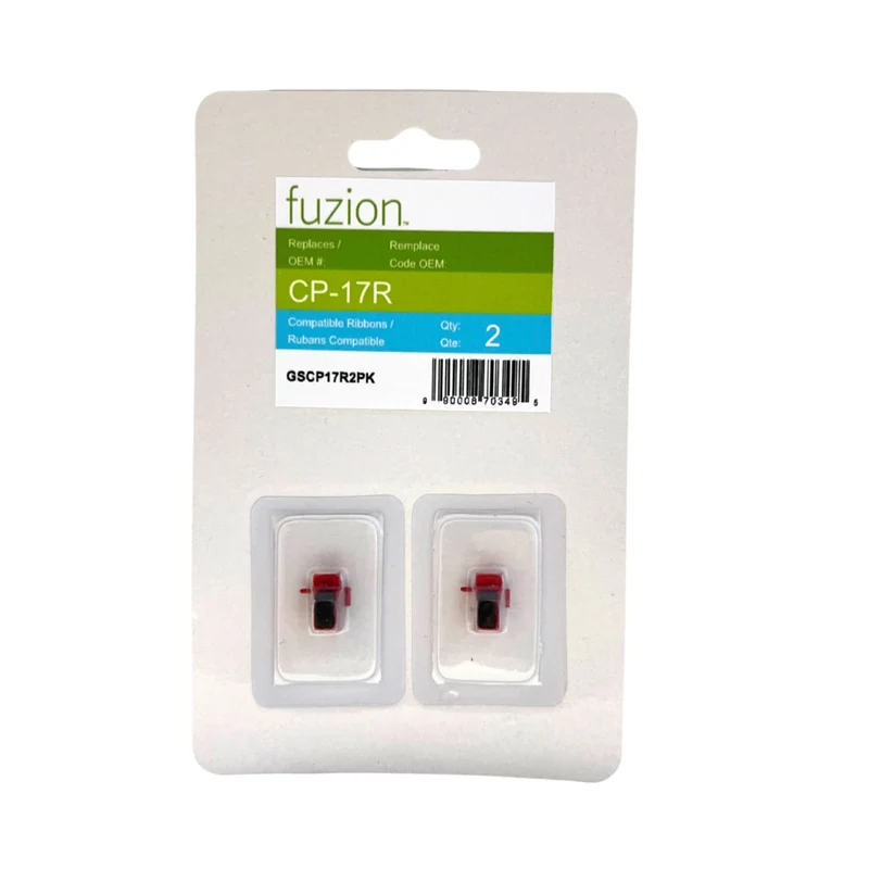 fuzion - Canon CP-178 Rouleur d'Encre Compatible - Paquet de 2 - Rouge
