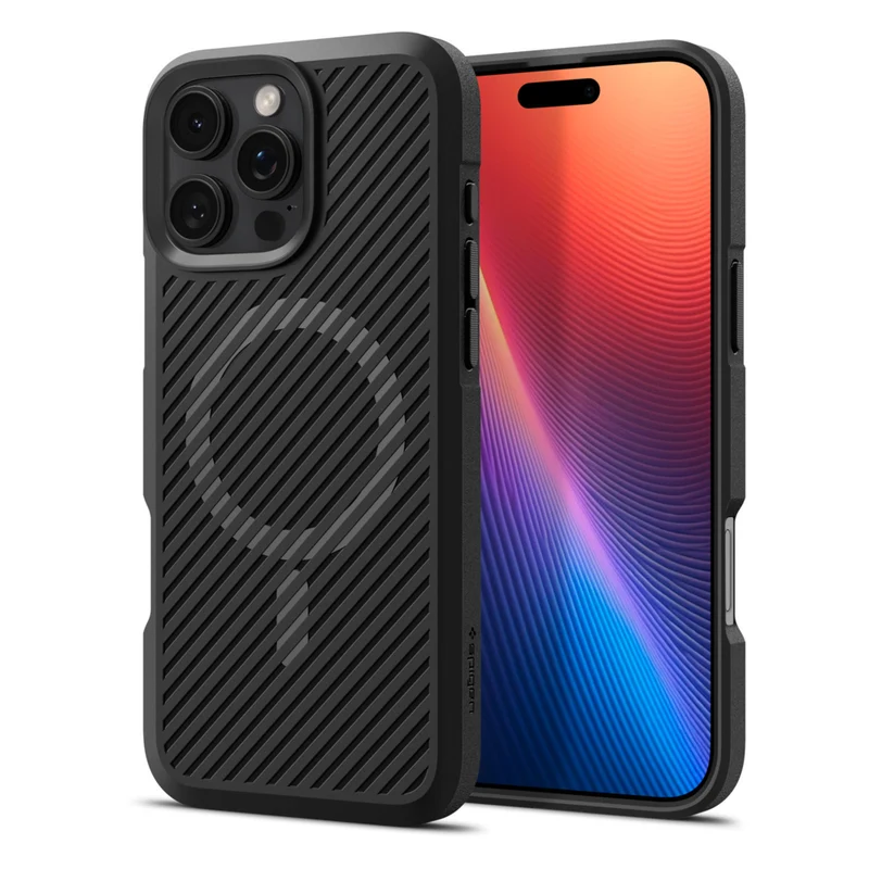 Spigen - Core Armor MagFit pour iPhone 16 Pro - Noir Mat