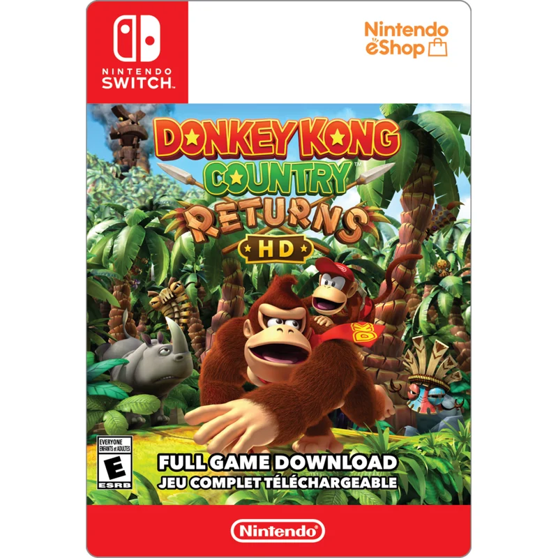 Donkey Kong Country Returns HD pour Nintendo Switch [Téléchargement]
