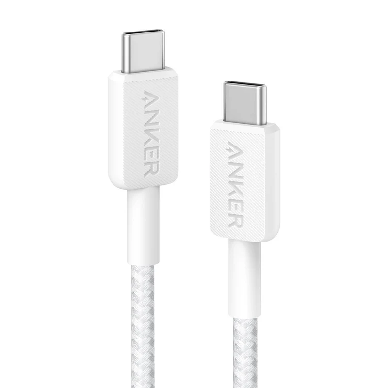 Anker - Câble USB-C vers USB-C 6 pieds - Blanc