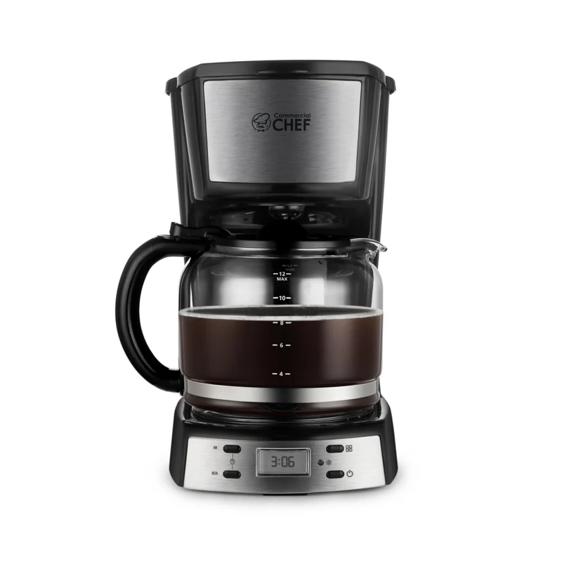 Commercial Chef 12 Cup Digital Programmable Coffee Maker
