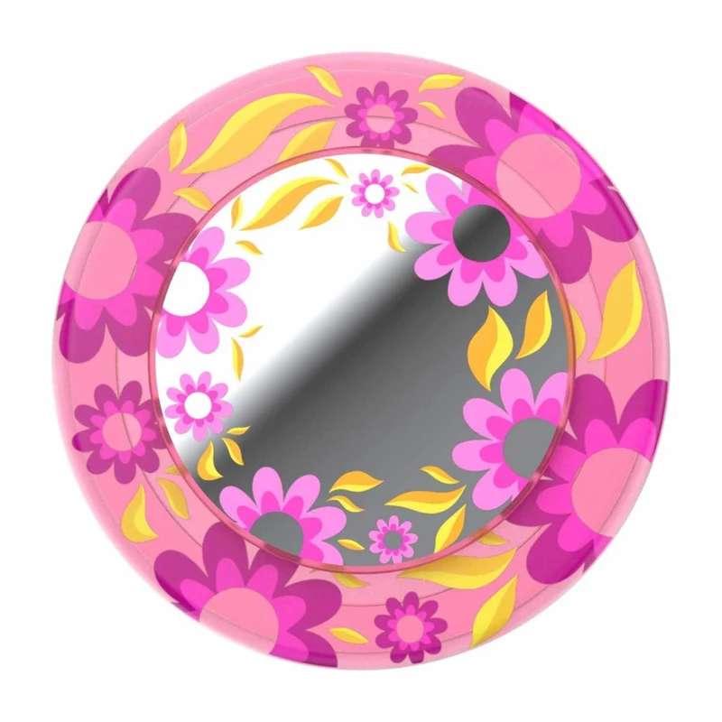 PopSockets - PopGrip pour MagSafe rond avec anneau adaptateur Pink Relief