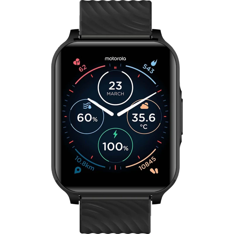 Motorola MotoWatch 70 - 48 x 36mm - Heart Rate Monitor - Black