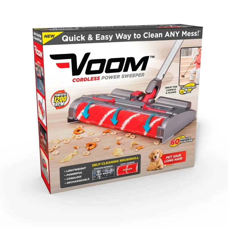 Balai-aspirateur sans fil Voom de 50 po - Noir