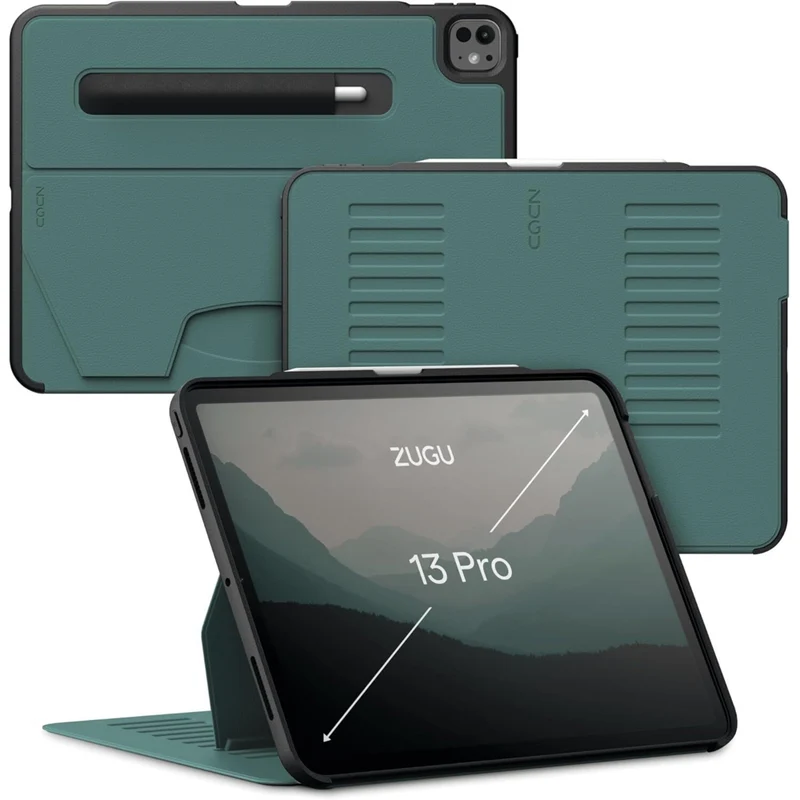 Zugu Case iPad Pro 13" M4 2024 - Pine Green