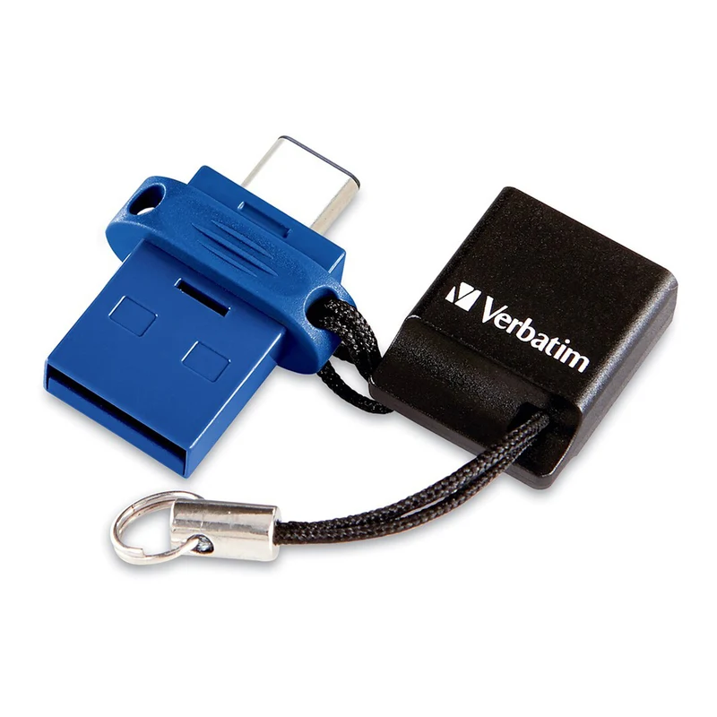 Verbatim - Clé USB-C Store 'n' Go Dual 128 Go – Bleu