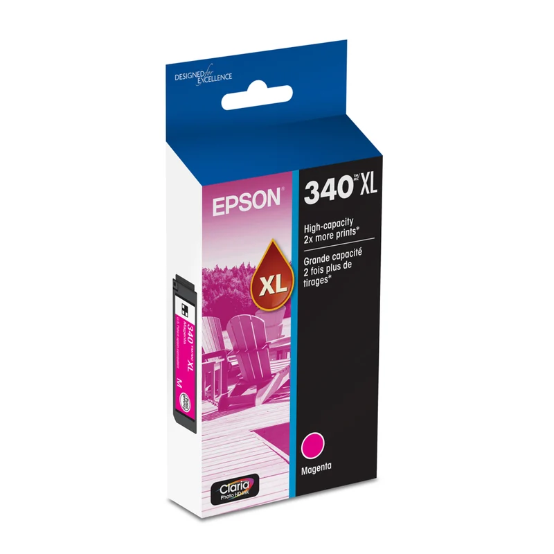 Epson 340 Claria Photo HD Ink Cartridge - High Capacity - Magenta