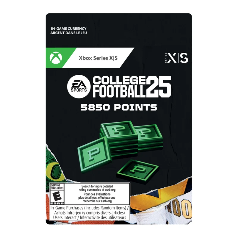 College Football 25: 5850 Points [Code Electronique]