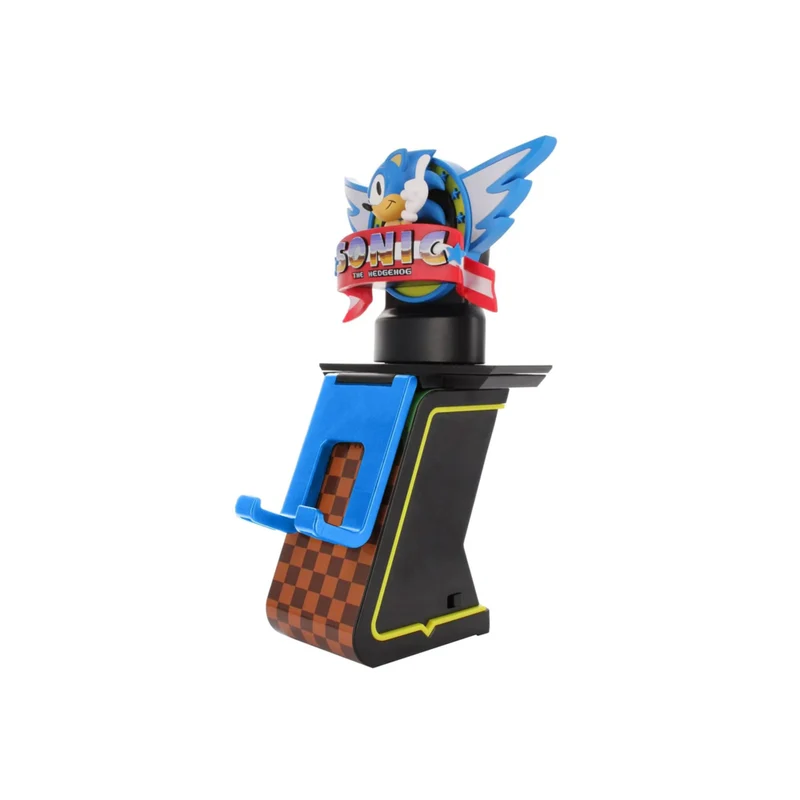 Exquisite Gaming SEGA: Sonic The Hedgehog Cable Guy Light Up Ikon, Phone & Device Charging Stand