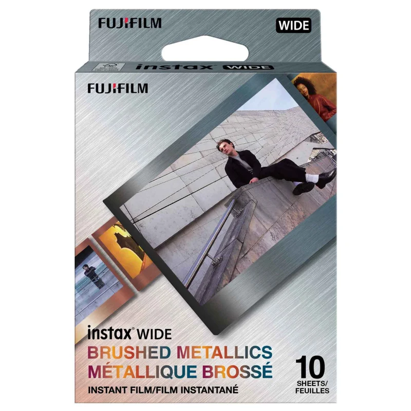 Fujifilm Instax Wide Brushed Metallics Instant Film (10 Exposures)