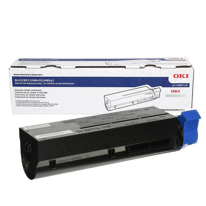 Okidata - 45807110 B432/512 Toner OEM - Rendement Standard - Noir