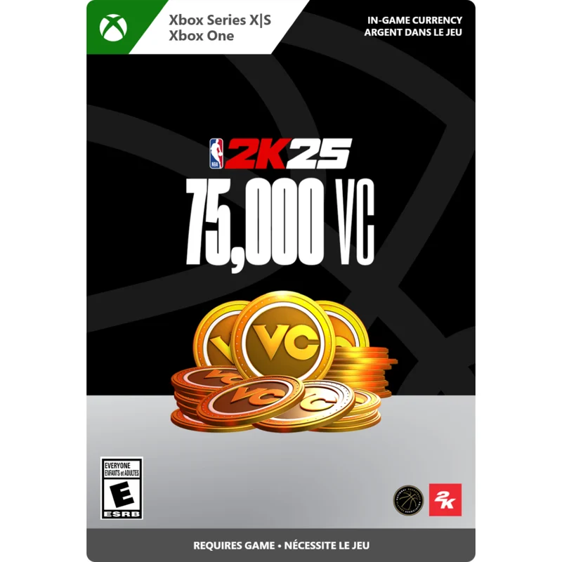 NBA 2K25 : 75 000 VC pour Xbox Series X [Téléchargement]