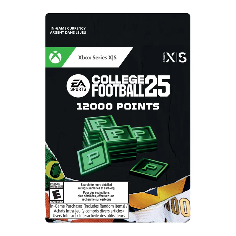 EA Sports College Football 25: 12000 Points for Xbox Series X [Digital Download]