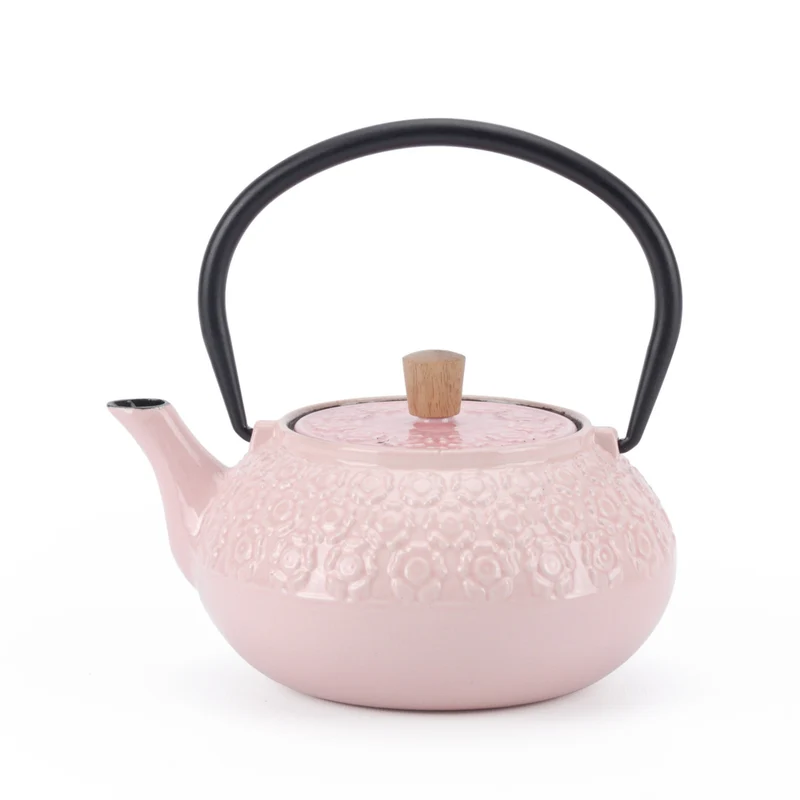 Minimal - Théière en fonte émaillée Minimal - Sakura Rose - 0,6 L