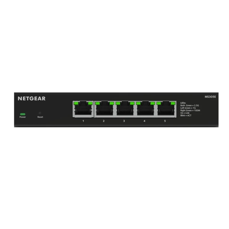 Netgear MS305E-100NAS 5 Port Multi-Gigabit Ethernet Unmanaged Switch