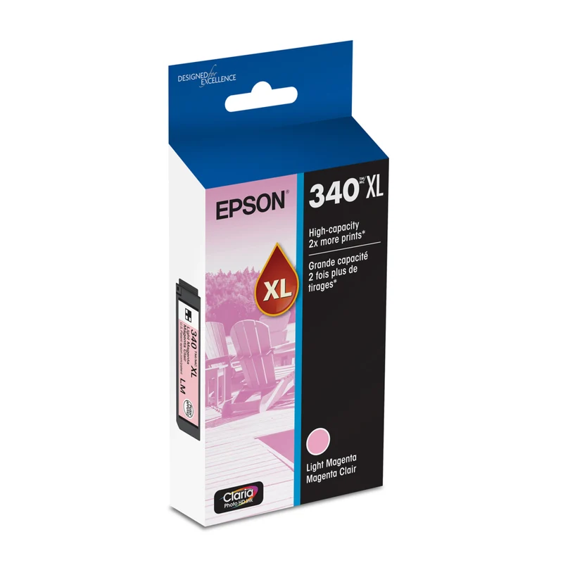 Epson 340 Claria Photo HD Ink Cartridge - High Capacity - Light Magenta