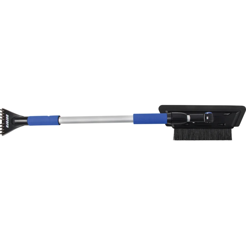 Aurora Tools Snow Brush - Telescopic - EVA Foam Blade - 48" Long - Black/Blue - 3 Pack
