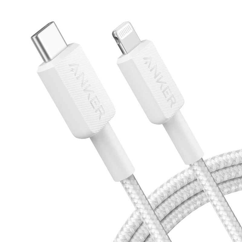 Anker 6' USB-C to Lightning Cable - White