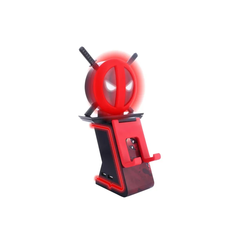 Exquisite Gaming Marvel: Deadpool Cable Guy Light Up Ikon, Phone & Device Charging Stand