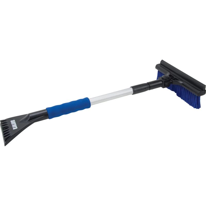 Aurora Tools Snow Brush - Telescopic - Polypropylene Blade - 32-1/2" Long - Blue - 4 Pack