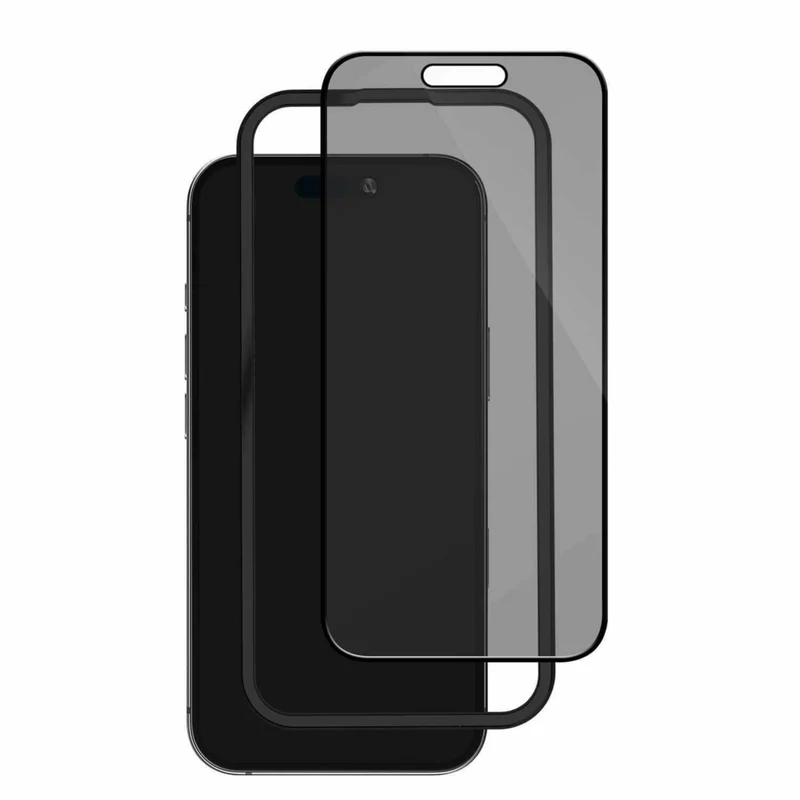 Blu Element Privacy Tempered Glass Screen Protector with Installation Kit iPhone 16/15