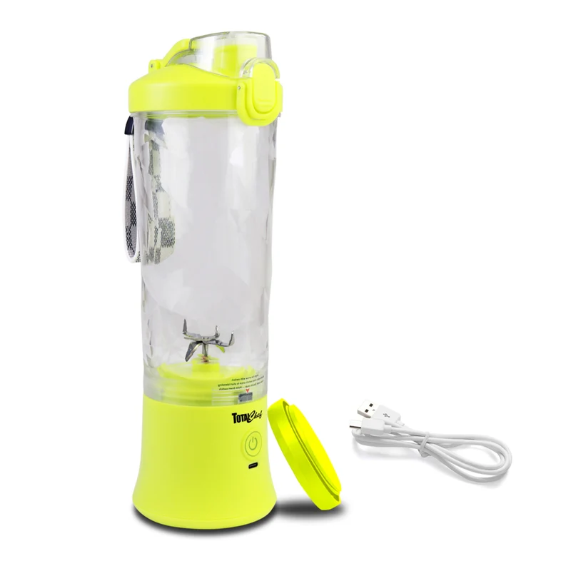 Total Chef Cordless Portable Blender - 20 oz - Neon Green