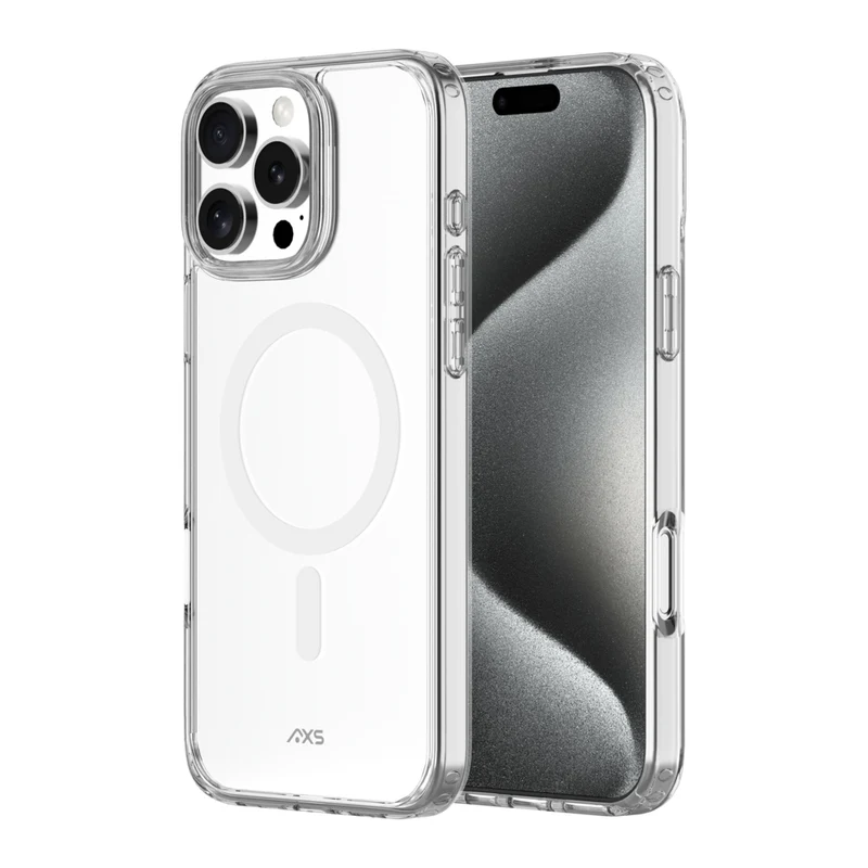 AXS ULTRA CLEAR Magnetic Drop-tested Case for Apple iPhone 16 Pro Max - Clear