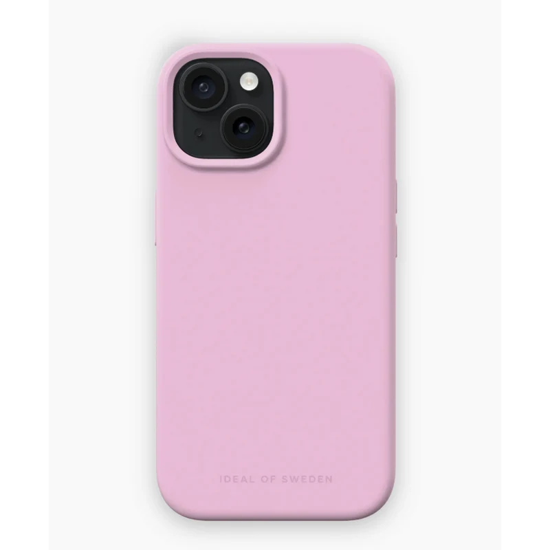 Ideal of Sweden - Coque en silicone MagSafe pour iPhone 17e/16e/15/14/13 - Rose bonbon