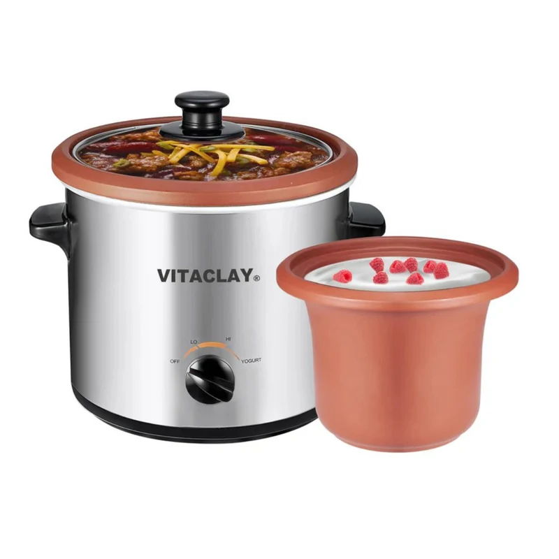 Vitaclay - Yaourtière et mijoteuse 2 en 1 - 2 qt.