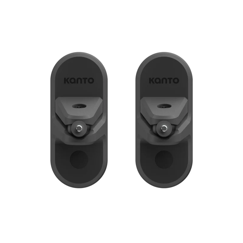 Kanto Universal Satellite Speaker Wall Mount Brackets - Black