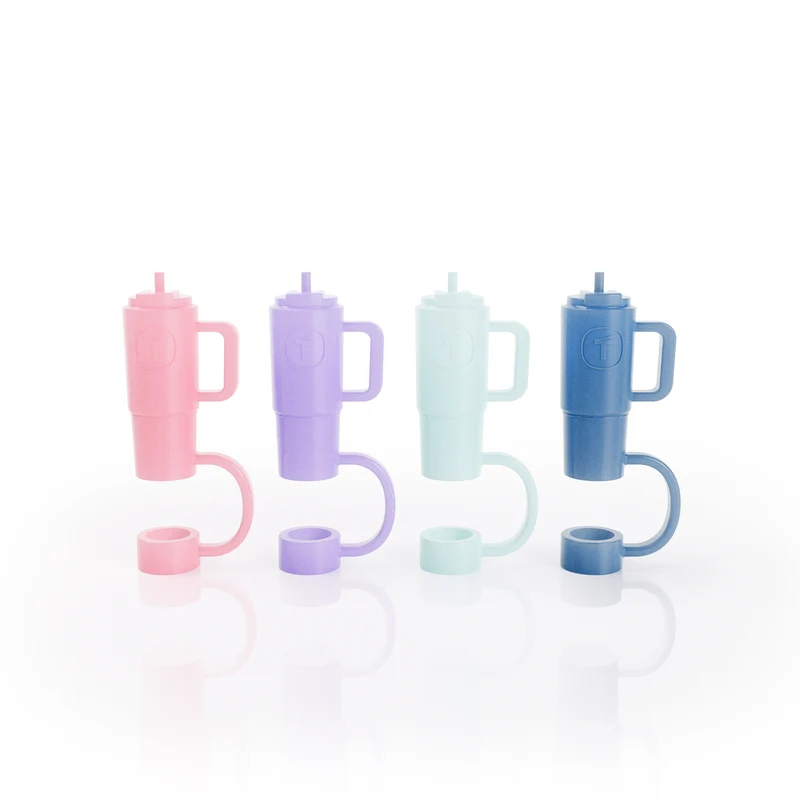 Tupperware® Silicone Straw Toppers for big T Tumbler | Set of 4