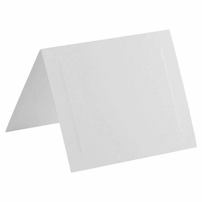 JAM Paper - Cartes pliantes vierges, format A2, 4-3/8 po x 5-7/16 po, panneau blanc, paquet de 25