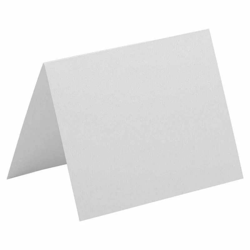 JAM Paper Blank Foldover Cards - A2 Size - 4-3/8" x 5-7/16" - White - 25 Pack