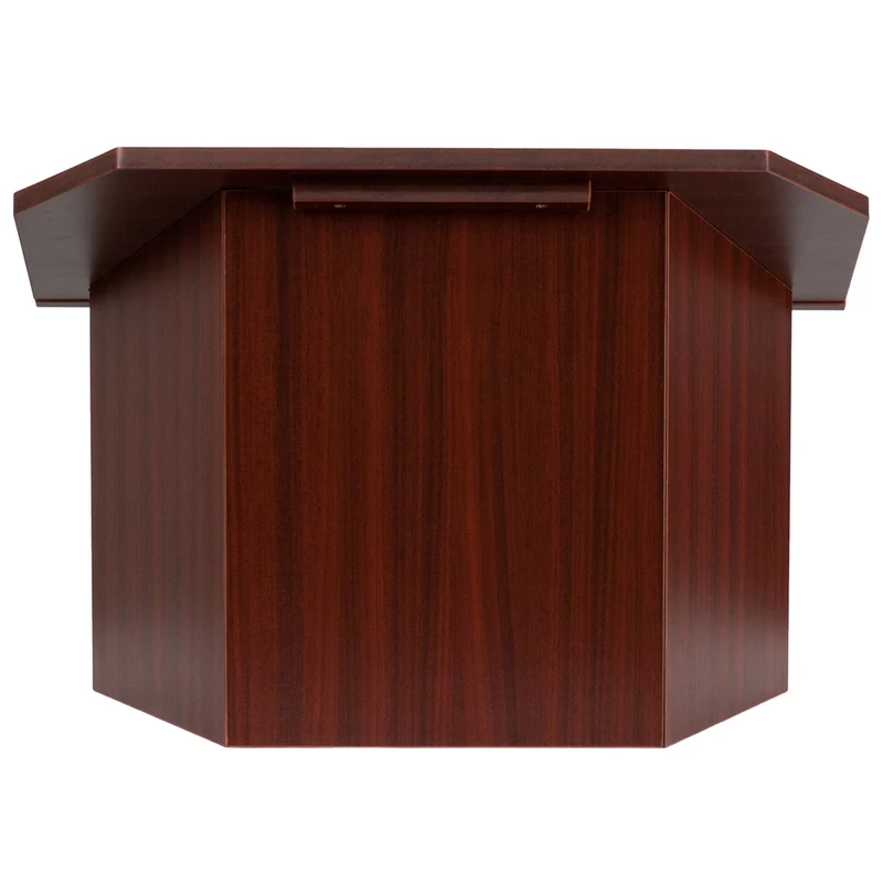 Flash Furniture – Lutrin à surface pliable de 19 x 27 x 16 1/4 po, acajou