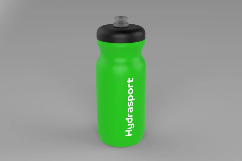 Gourde sport 650ml vert flashy - Fitness - sans BPA - Hydrasport
