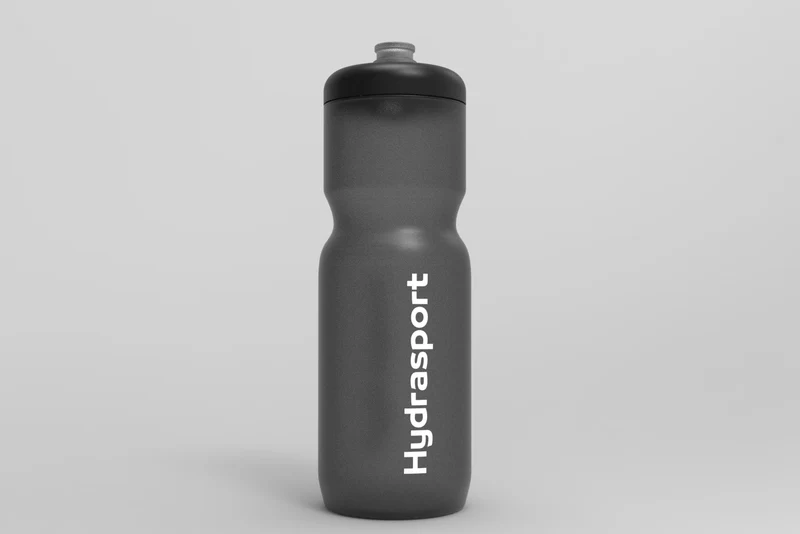 Gourde sport 800ml noire transparente - Entraînement & match - Française - Hydrasport