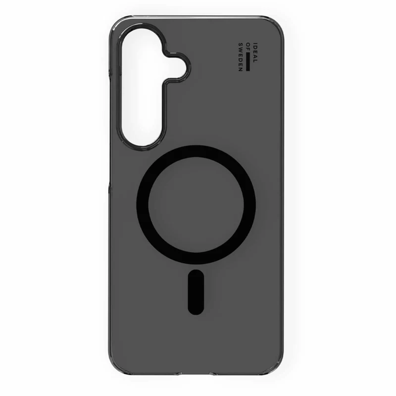 Ideal of Sweden Clear Cell Phone Case with Magnets for Galaxy S26 - Tinted Black