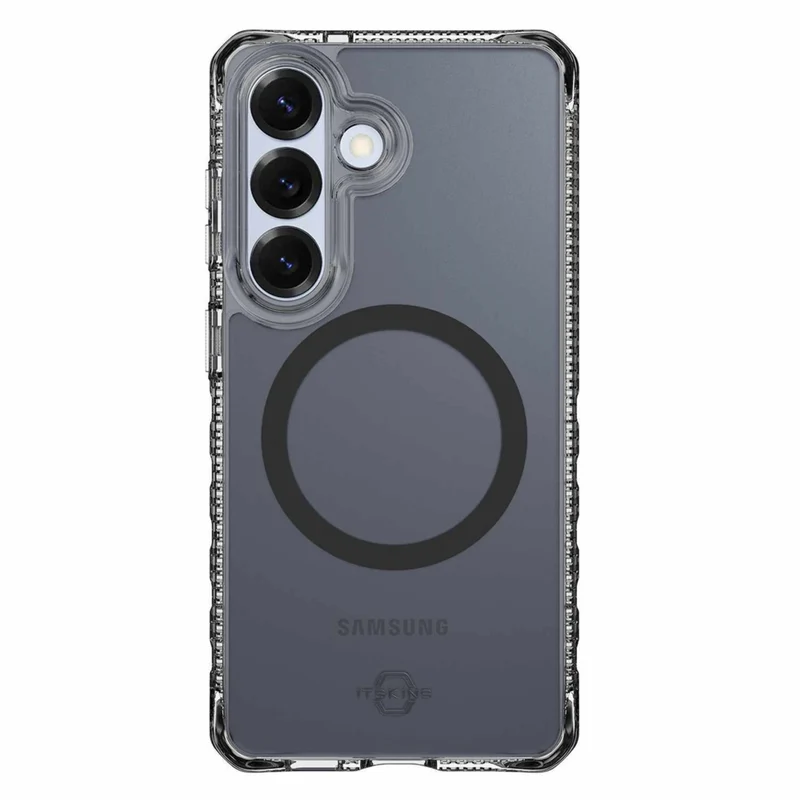 ITSKINS Hybrid_R Vapor Cell Phone Case with Magnets for Galaxy S26 - Smoke