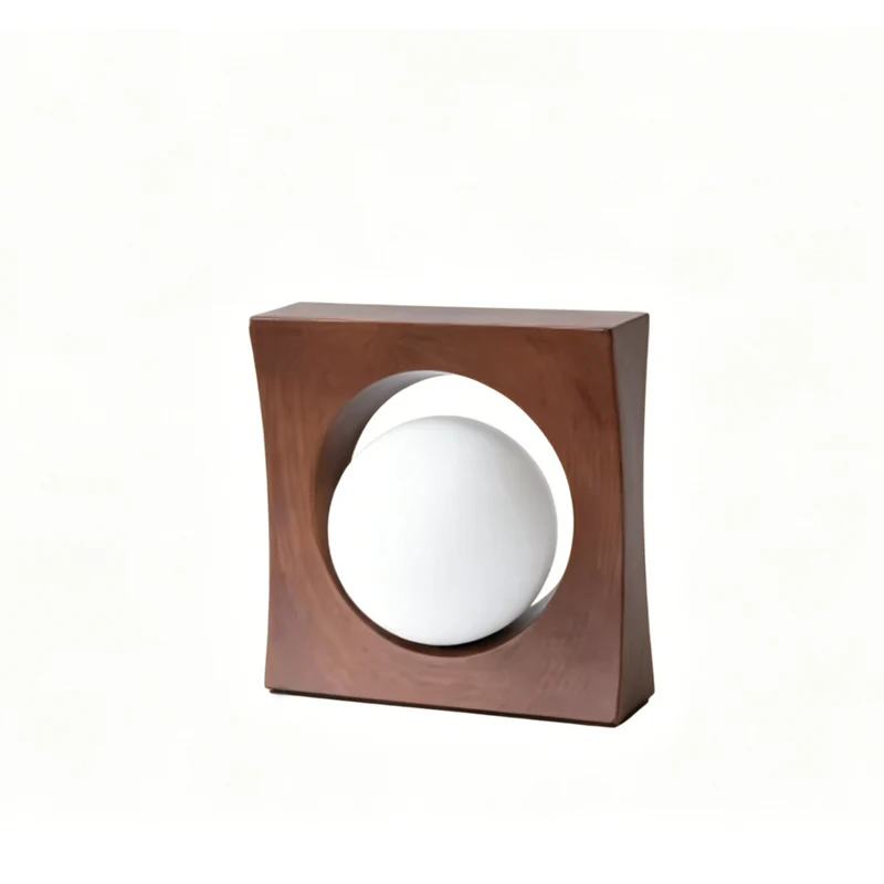 Moreover - Lampe de table design Luna et veilleuse décorative - Brun