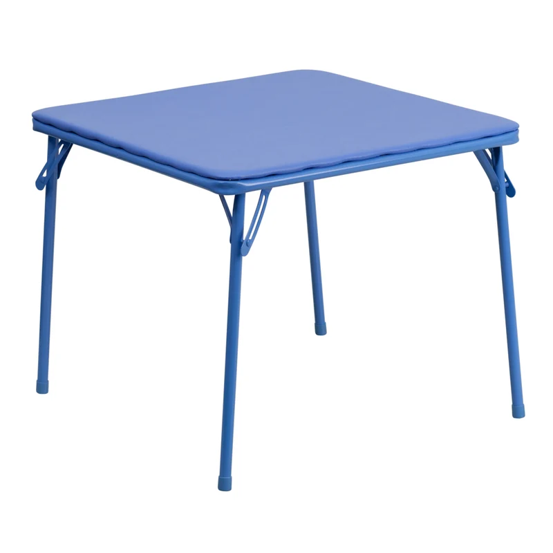 Flash Furniture Kids Folding Table - Blue