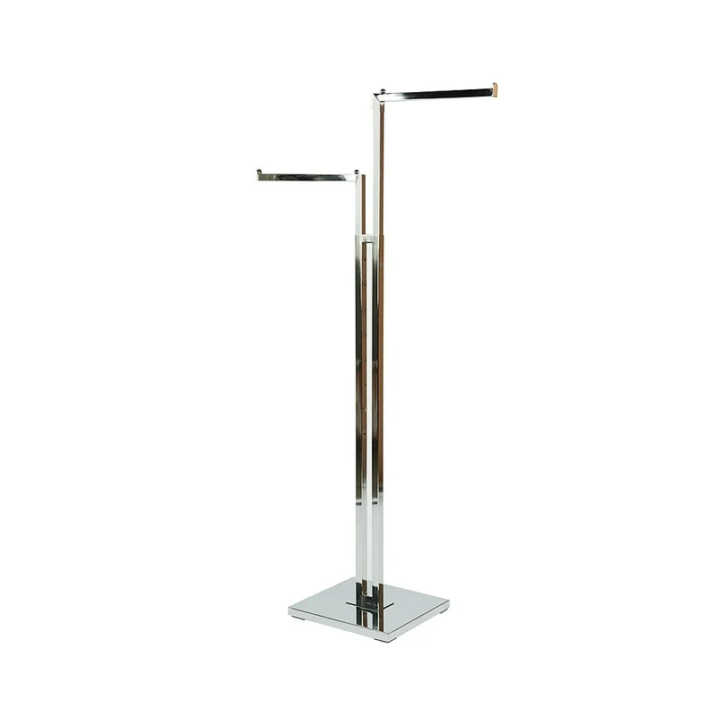 Can-Bramar – Porte-vêtements 2 voies avec bras droits, chrome (R20)
